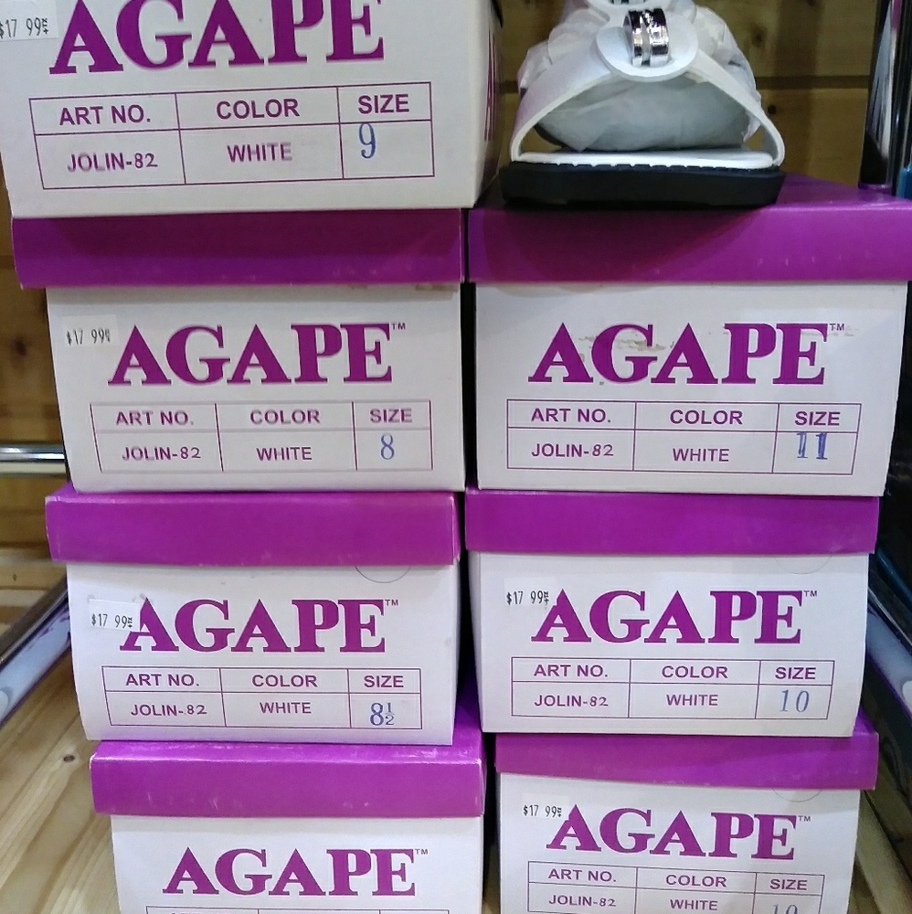 WHITE AGAPE SANDALS - Picture 6 of 6